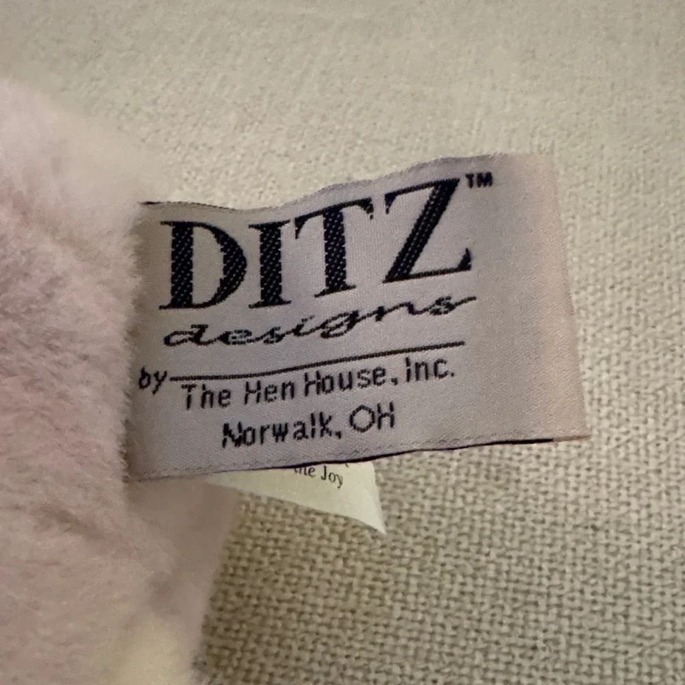 Ditz Designs the hen‎ house in pink Plush Bunny Toy